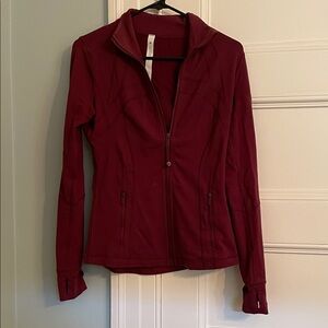 Lululemon Athletica Deep Red Utility Jacket